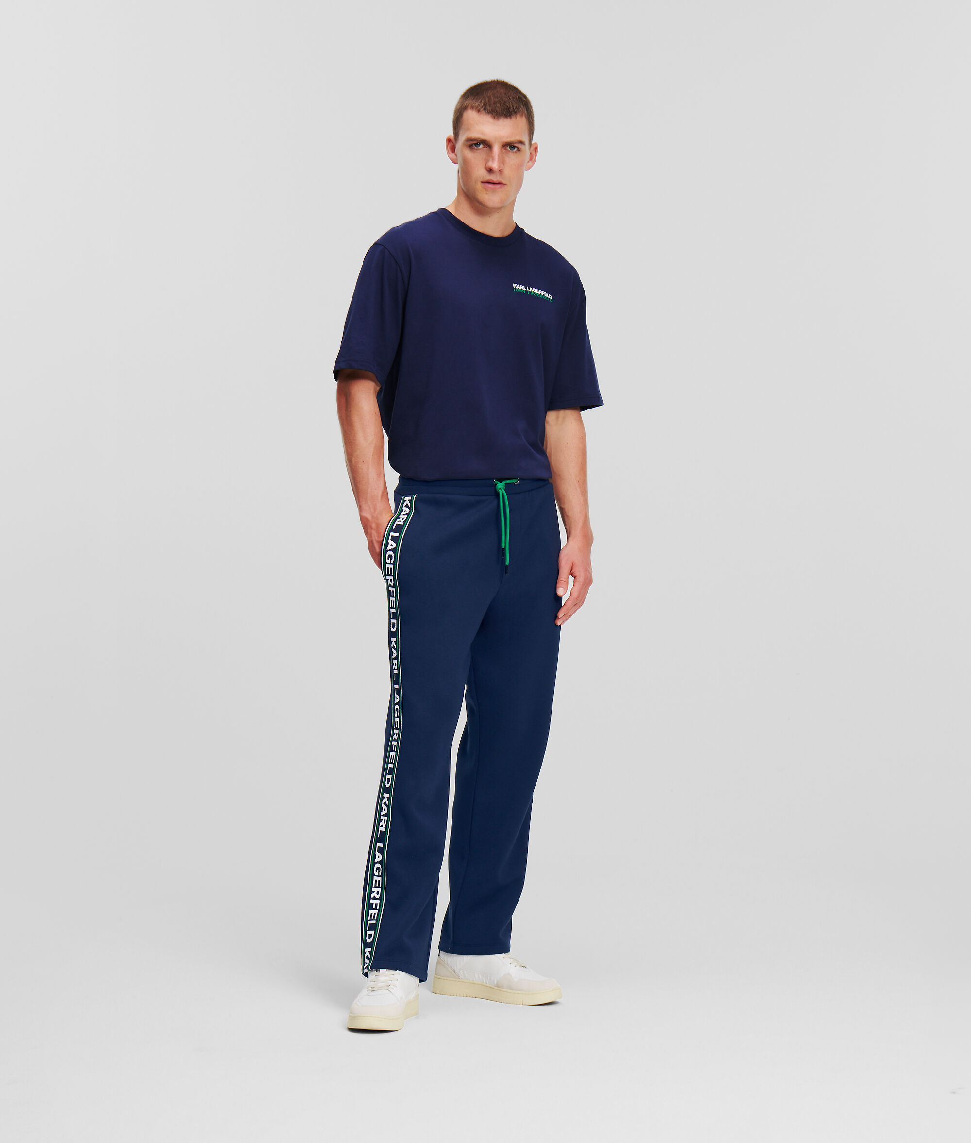 (image for) User-Friendly KARL LOGO TAPE SWEATPANTS